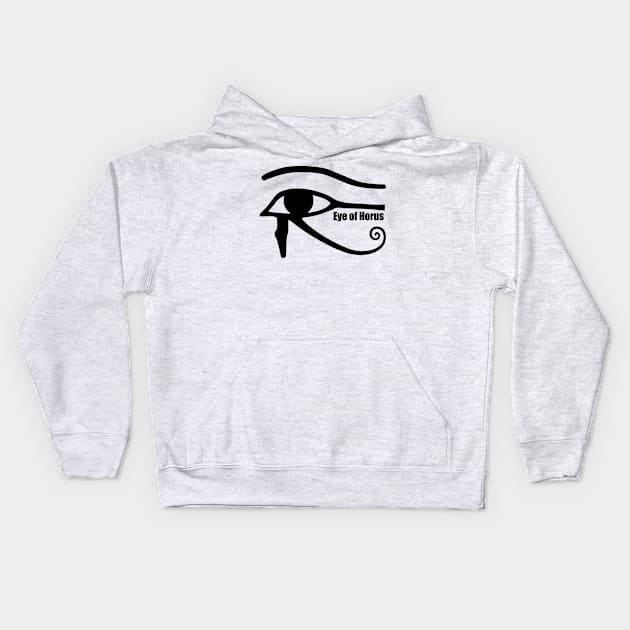 Eye of Horus Kids Hoodie by MIXCOLOR